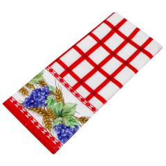 Салфетка из МИКРОФИБРЫ универсальная, 40х60 см, красная клетка, орнамент, 240 г/м2, BOOMHOUSE (БУМХАУС), 700880 - фото 5