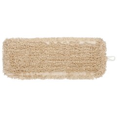 Насадка МОП плоская для швабры/держателя 50 см, уши/карманы (ТИП У/К), нашивной хлопок, LAIMA EXPERT, 605304