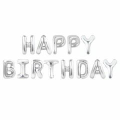 Шары воздушные НАБОР ДЛЯ ДЕКОРА "Happy Birthday", 52 шара, серебро/золото/черный, BRAUBERG, 591898 Шары воздушные НАБОР ДЛЯ ДЕКОРА "Happy Birthday", 52 шара, серебро/золото/черный, BRAUBERG, 591898 - фото 2
