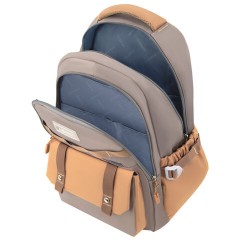 Рюкзак HEIKKI GOODLY (ХЕЙКИ) универсальный, 2 отделения, отделение для ноутбука, бежевый, 46x33x18 см, 273868 - фото 7