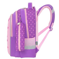 Рюкзак SNOOBAG (СНУБЭГ) MIND с пеналом в комплекте, 2 отделения, "Озорной котик", 40х28х18 см, 274443 - фото 5