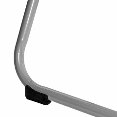 Стулья складные BRABIX "Golf Lite CF-017", КОМПЛЕКТ 4 шт., серебристый каркас, пластик, чёрный, 533034 - фото 13