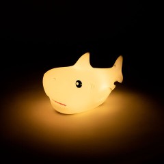 Ночник силиконовый LED "Акула" 190x91x103 мм, белый свет/RGB, таймер, USB, аккумулятор 1200 мАч, DASWERK (ДАСВЕРК), 238940 - фото 8