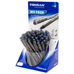 Ручка шариковая масляная PENSAN "My-Tech", СИНЯЯ, ДИСПЛЕЙ, игольчатый узел 0,7 мм, линия письма 0,35 мм, 2240/S60 Ручка шариковая масляная PENSAN "My-Tech", СИНЯЯ, ДИСПЛЕЙ, игольчатый узел 0,7 мм, линия письма 0,35 мм, 2240/S60 - фото 9