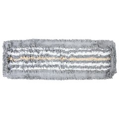 Насадка МОП плоская для швабры/держателя 50 см, ТИП У/К, хлопок/микрофибра, СЕРАЯ, LAIMA EXPERT, 606630