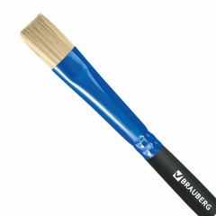 Кисть щетина, плоская № 8, BRAUBERG PREMIUM, 200996 Кисть щетина, плоская № 8, BRAUBERG PREMIUM, 200996 - фото 2