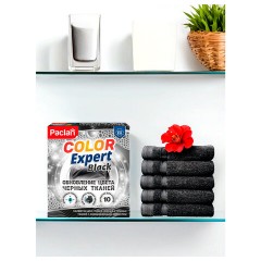 Салфетки-листы для стирки черных вещей 10 шт., PACLAN "Color Expert Black", 410390 - фото 5