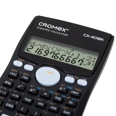 Калькулятор инженерный CROMEX (КРОМЕКС) CX-401BK (155х80 мм), 401 функция, 10+2 разрядов, черный, 273833 - фото 6