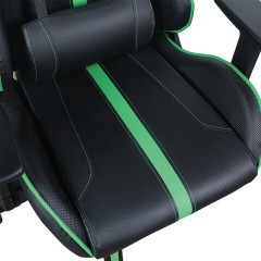 Кресло компьютерное BRABIX "GT Carbon GM-120", две подушки, экокожа, черное/зеленое, 531929 Кресло компьютерное BRABIX "GT Carbon GM-120", две подушки, экокожа, черное/зеленое, 531929 - фото 10