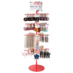 Стойка-вертушка настольная MONTE VITA (МОНТЕ ВИТА), 108х44см, 4 ряда, 22 крючка, 507506 - фото 12