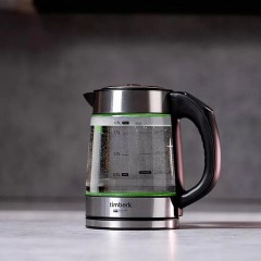 Чайник TIMBERK T-EK27G03, 1,7 л, 2200 Вт, закрытый нагревательный элемент, ТЕРМОРЕГУЛЯТОР, стекло, стальной Чайник TIMBERK T-EK27G03, 1,7 л, 2200 Вт, закрытый нагревательный элемент, ТЕРМОРЕГУЛЯТОР, стекло, стальной - фото 15