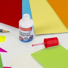 Клей ПВА УСИЛЕННЫЙ 20 г с кисточкой (бумага, фотографии, картон, дерево), BRAUBERG Extra, 272998 Клей ПВА УСИЛЕННЫЙ 20 г с кисточкой (бумага, фотографии, картон, дерево), BRAUBERG Extra, 272998 - фото 4