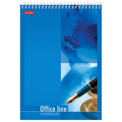 Блокнот А5 145х205 мм, 60 л., спираль, картон, жесткая подложка, клетка, HATBER, "Office Line", 004824, 60Б5В1сп Блокнот А5 145х205 мм, 60 л., спираль, картон, жесткая подложка, клетка, HATBER, "Office Line", 004824, 60Б5В1сп - фото 2