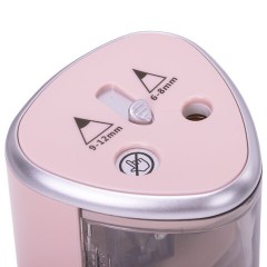 Точилка электрическая BRAUBERG DUAL (для 2 диаметров карандашей!), 4 батарейки АА, розовая, 270579 Точилка электрическая BRAUBERG DUAL (для 2 диаметров карандашей!), 4 батарейки АА, розовая, 270579 - фото 4