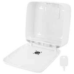 Диспенсер для полотенец LAIMA PROFESSIONAL PREMIUM, (Система H3), V-сложения, белый, ABS-пластик, 609517 - фото 5