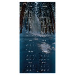 Календарь настенный перекидной 2027 г., BRAUBERG, 12 листов, 21,4х42,8 см, МИНИ, "Nature", 118433 - фото 16