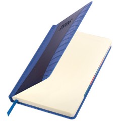 Ежедневник датированный 2026 А5 148х218 мм, GALANT "CombiContract", под кожу, темно-синий, 117486 - фото 3