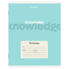 Тетрадь 24 л. BRAUBERG клетка, обложка картон, KNOWLEDGE, 107305 Тетрадь 24 л. BRAUBERG клетка, обложка картон, KNOWLEDGE, 107305 - фото 8