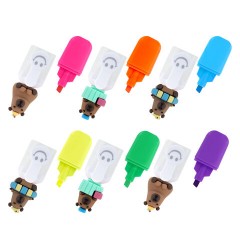 Набор текстовыделителей с топперами 6 ЦВЕТОВ НЕОН, "КАПИБАРЫ", линия 1-4 мм, FUNSTER (ФАНСТЕР), 152646 - фото 9