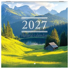 Календарь настенный перекидной 2027 г., BRAUBERG, 12 листов, 21,4х42,8 см, МИНИ, "Nature", 118433 - фото 2