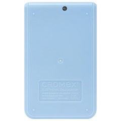 Калькулятор карманный CROMEX (КРОМЕКС) CX-210N-BU (96х62 мм), 8 разрядов, двойное питание, голубой, 273835 - фото 2