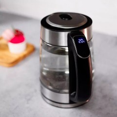 Чайник TIMBERK T-EK27G03, 1,7 л, 2200 Вт, закрытый нагревательный элемент, ТЕРМОРЕГУЛЯТОР, стекло, стальной Чайник TIMBERK T-EK27G03, 1,7 л, 2200 Вт, закрытый нагревательный элемент, ТЕРМОРЕГУЛЯТОР, стекло, стальной - фото 9