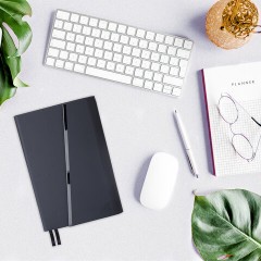 Ежедневник недатированный А5 145х213 мм BRAUBERG "Vogue", под кожу, магнитный клапан, 160 л., черный, 116223 - фото 12