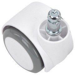 Колеса (ролики) BRABIX для кресла, прорезиненные, SLIM, КОМПЛЕКТ 5 шт., шток d 11 мм, белые, 533086 Колеса (ролики) BRABIX для кресла, прорезиненные, SLIM, КОМПЛЕКТ 5 шт., шток d 11 мм, белые, 533086 - фото 5