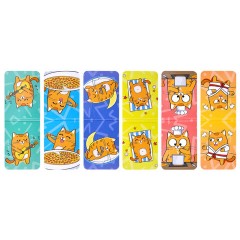 Закладки для книг МАГНИТНЫЕ, "АССОРТИ 5 ДИЗАЙНОВ ЗВЕРЯТА", 6 штук, 35x25 мм, FUNSTER (ФАНСТЕР), 116651 - фото 9