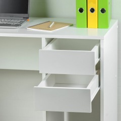Стол письменный/компьютерный BRABIX "Scandi CD-017", 900х450х750 мм, 2 ящика, белый, 641894, ЦБ013706-1 - фото 2