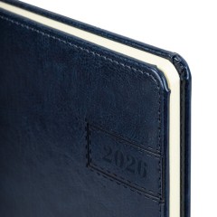 Еженедельник датированный 2026, А5, 145х215 мм, BRAUBERG "Imperial", под кожу, синий, 117174 - фото 4