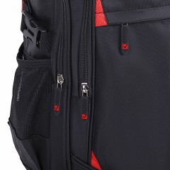 Рюкзак BRAUBERG TITANIUM универсальный, 3 отделения, черный, красные вставки, 45х28х18 см, 226376 Рюкзак BRAUBERG TITANIUM универсальный, 3 отделения, черный, красные вставки, 45х28х18 см, 226376 - фото 9