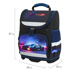 Ранец ЮНЛАНДИЯ WISE, 1 отделение, 3 кармана, устойчивое дно, "Street power", 37x29х15 см, 272071 Ранец ЮНЛАНДИЯ WISE, 1 отделение, 3 кармана, устойчивое дно, "Street power", 37x29х15 см, 272071 - фото 8
