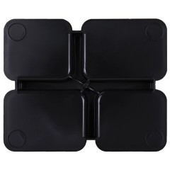 Подставка-органайзер BRAUBERG COMPACT, 4 отделения, 92х114х102 мм, черная, 238102 Подставка-органайзер BRAUBERG COMPACT, 4 отделения, 92х114х102 мм, черная, 238102 - фото 3