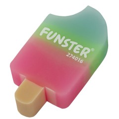 Ластик фигурный FUNSTER (ФАНСТЕР) "АЙСКРИМ", НАБОР 2 ШТУКИ, 55х29х12 мм, цвет ассорти, экологичный ПВХ, блистер, 274016 - фото 5