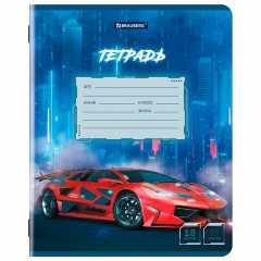 Тетрадь 18 л. BRAUBERG, клетка, обложка картон, SPORT CARS, 107298 Тетрадь 18 л. BRAUBERG, клетка, обложка картон, SPORT CARS, 107298 - фото 5