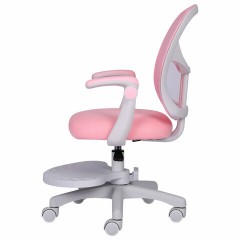 Кресло детское с подставкой для ног BRABIX "Toy MG-205", сетка/ткань TW, розовое, 533151 - фото 8
