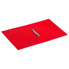 Папка на 2 кольцах А4 BRAUBERG UNIVERSAL, 25 мм, красная, до 170 листов, 0,5 мм, 273032 - фото 4