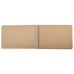 Скетчбук, белая бумага 120 г/м2 + крафт 80 г/м2 142х212 мм, 60 + 20 л., гребень, BRAUBERG ART DEBUT, 112981 Скетчбук, белая бумага 120 г/м2 + крафт 80 г/м2 142х212 мм, 60 + 20 л., гребень, BRAUBERG ART DEBUT, 112981 - фото 4