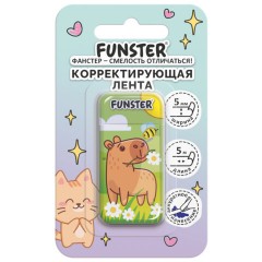 Корректирующая лента FUNSTER "КАПИБАРЫ", 5 мм х 5 м, корпус ассорти, блистер, 273020 Корректирующая лента FUNSTER "КАПИБАРЫ", 5 мм х 5 м, корпус ассорти, блистер, 273020 - фото 7