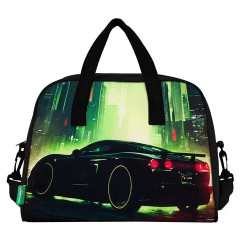 Сумка для занятий BRAUBERG KIDS с ручками, с плечевым ремнем, подкладка, 35x25x15 см, "Зеленый город", 274630 - фото 2