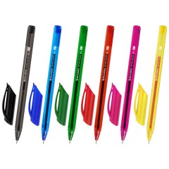 Ручки гелевые BRAUBERG "Extra Glide Gel", НАБОР 6 ЦВЕТОВ, трехгранные, игольчатый наконечник 0,7 мм, линия 0,5 мм, 144078 Ручки гелевые BRAUBERG "Extra Glide Gel", НАБОР 6 ЦВЕТОВ, трехгранные, игольчатый наконечник 0,7 мм, линия 0,5 мм, 144078 - фото 2