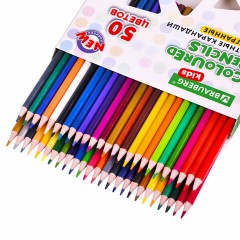 Карандаши цветные BRAUBERG KIDS NEW, 50 цветов, трехгранные, грифель 3 мм, 182004 Карандаши цветные BRAUBERG KIDS NEW, 50 цветов, трехгранные, грифель 3 мм, 182004 - фото 4