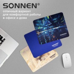 Коврик для мыши SONNEN "BLUE", резина + ткань, 220х180х3 мм, 513308 Коврик для мыши SONNEN "BLUE", резина + ткань, 220х180х3 мм, 513308 - фото 11