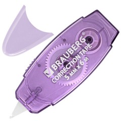 Корректирующая лента BRAUBERG PASTEL, 5 мм х 6 м, ВЫГОДНАЯ УПАКОВКА 3 штуки в блистере, 272658 Корректирующая лента BRAUBERG PASTEL, 5 мм х 6 м, ВЫГОДНАЯ УПАКОВКА 3 штуки в блистере, 272658 - фото 6