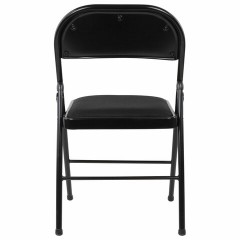 Стул складной BRABIX "Golf Plus CF-003 КОМФОРТ", чёрный каркас, чёрная ткань, 532889 - фото 5