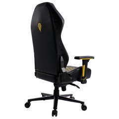 Кресло BRABIX PREMIUM "Tanos GM-180", мультиблок, 4D подлокотники, литой поролон, черное/желтое, 532953 Кресло BRABIX PREMIUM "Tanos GM-180", мультиблок, 4D подлокотники, литой поролон, черное/желтое, 532953 - фото 3
