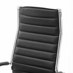 Кресло офисное BRABIX "Style EX-528", экокожа, хром, черное, 531947 Кресло офисное BRABIX "Style EX-528", экокожа, хром, черное, 531947 - фото 8