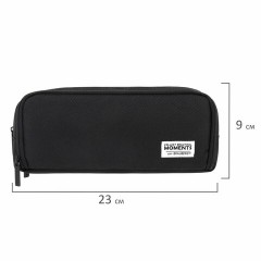 Пенал-органайзер BRAUBERG, 2 откидные планки, полиэстер, 23x9х7 см, "Total black", 272317 Пенал-органайзер BRAUBERG, 2 откидные планки, полиэстер, 23x9х7 см, "Total black", 272317 - фото 8