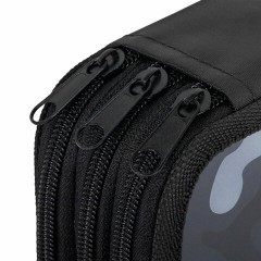 Пенал ПИФАГОР, 3 отделения, ламинированный картон, 19х11 см, "Black camo", 273489 Пенал ПИФАГОР, 3 отделения, ламинированный картон, 19х11 см, "Black camo", 273489 - фото 4